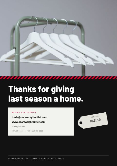 Outlet Sale — Back Cover page