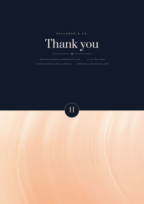 Premium Catalog — Back Cover page