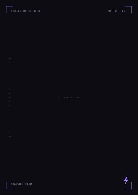 Product Launch — Framed Blank page