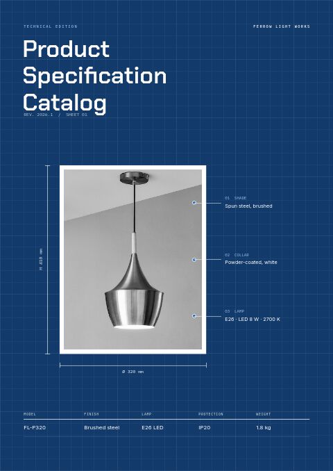 Product Specification Catalog catalog template cover