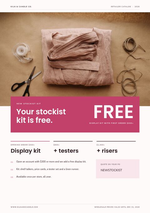 Retailer Catalog — Promo / Sale page