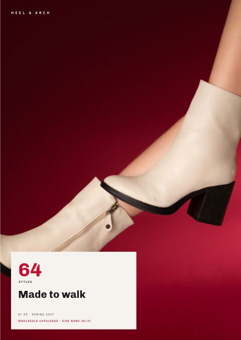 Shoes Catalog — Cover · poster page