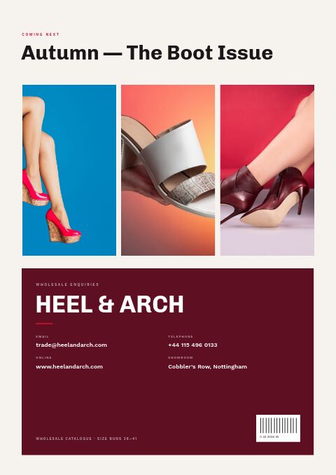 Shoes Catalog — Back Cover page