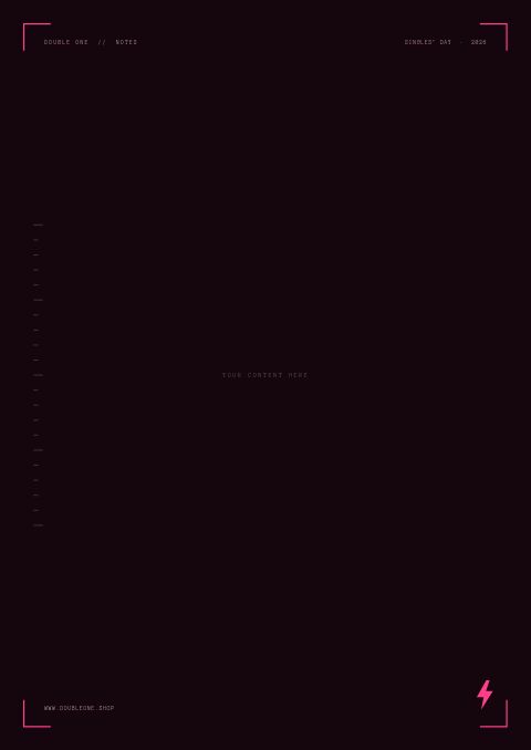 Singles’ Day 11.11 — Framed Blank page