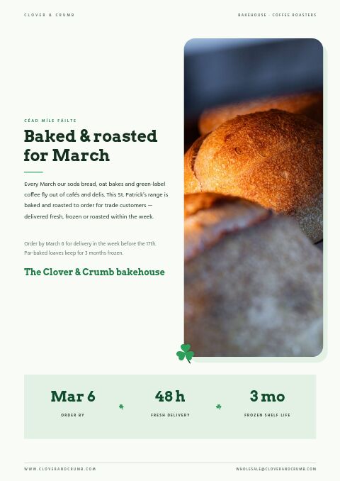 St. Patrick’s Day — Welcome / About page