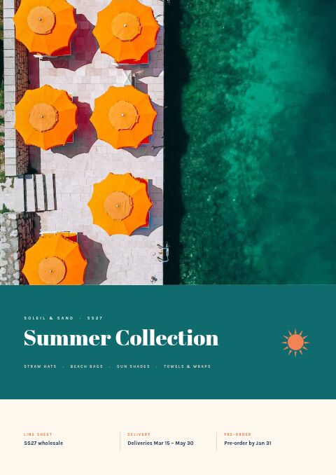 Summer Collection — Cover · band page