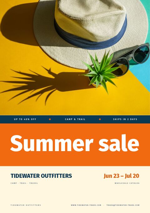 Summer Sale — Cover · band page
