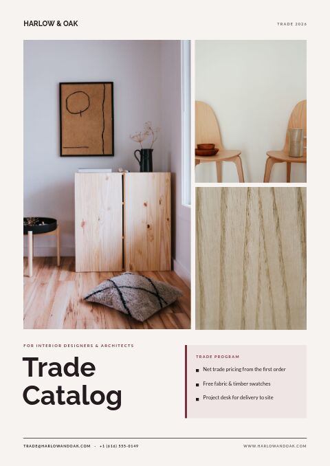 Trade Catalog catalog template cover