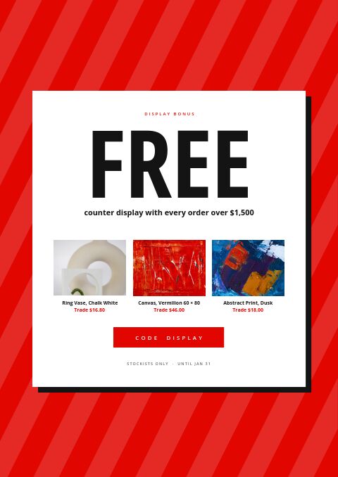 Up to 50% Off — Promo / Sale page