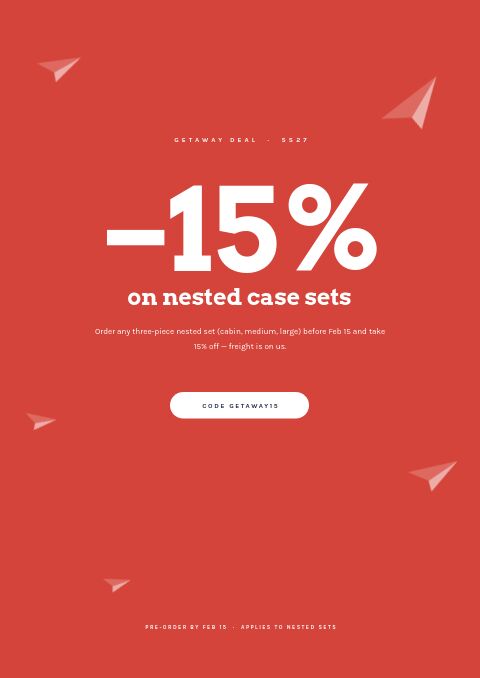 Vacation & Travel Collection — Promo / Sale page