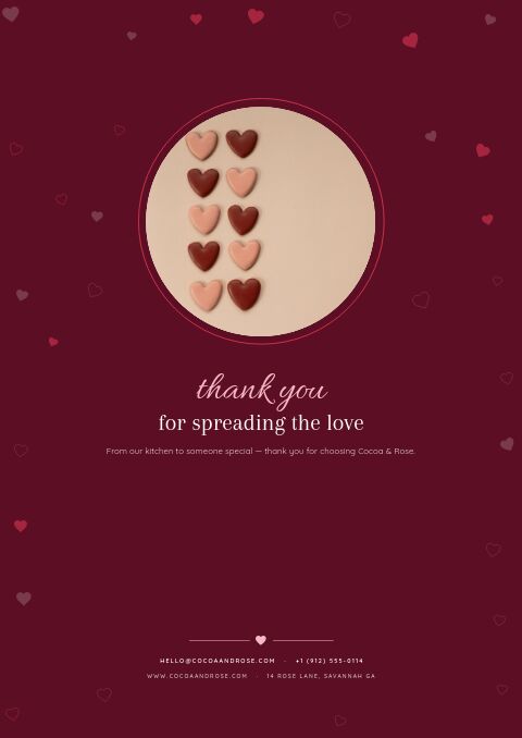 Valentine’s Day — Back Cover page