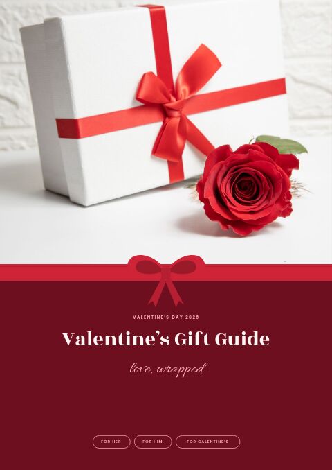 Valentine’s Gift Guide — Cover · band page