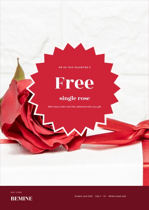 Valentine’s Gift Guide — Promo / Sale page