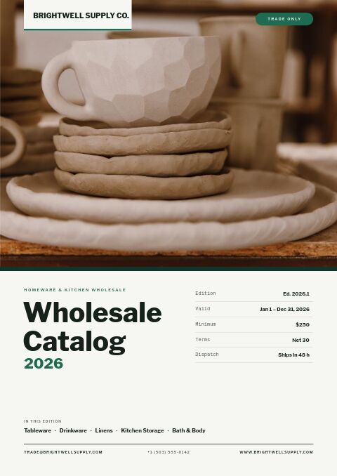 Wholesale Catalog catalog template cover