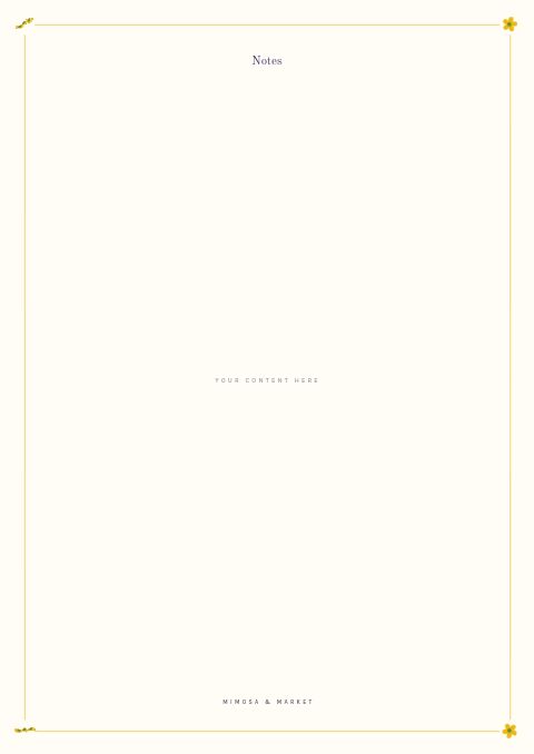 Women’s Day 8 March — Framed Blank page