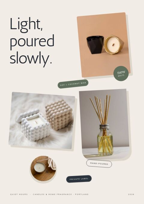 Candles & Home Fragrance — Cover · sticker page