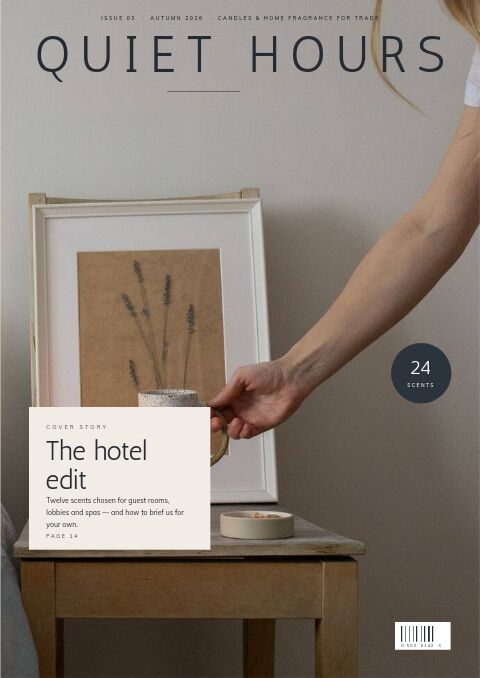 Candles & Home Fragrance — Cover · magazine page