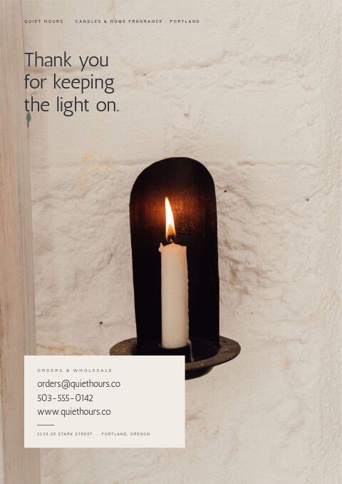 Candles & Home Fragrance — Back Cover page