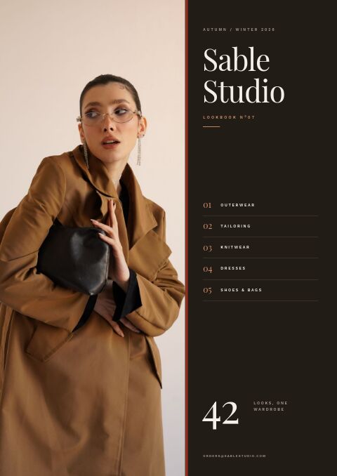 Fashion & Apparel — Cover · split page