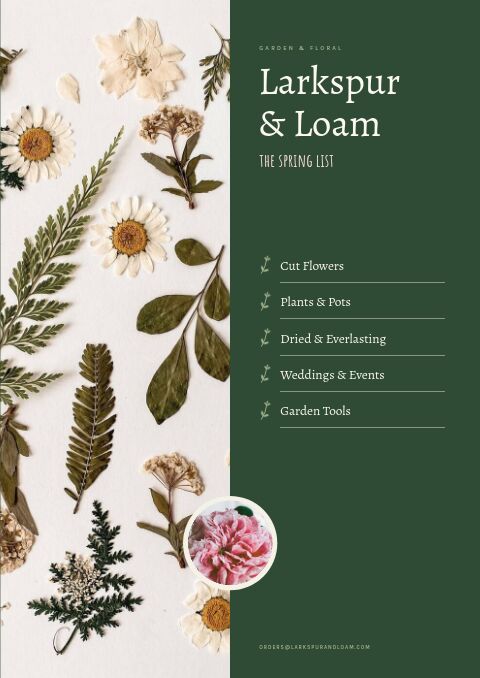 Garden & Floral — Cover · split page