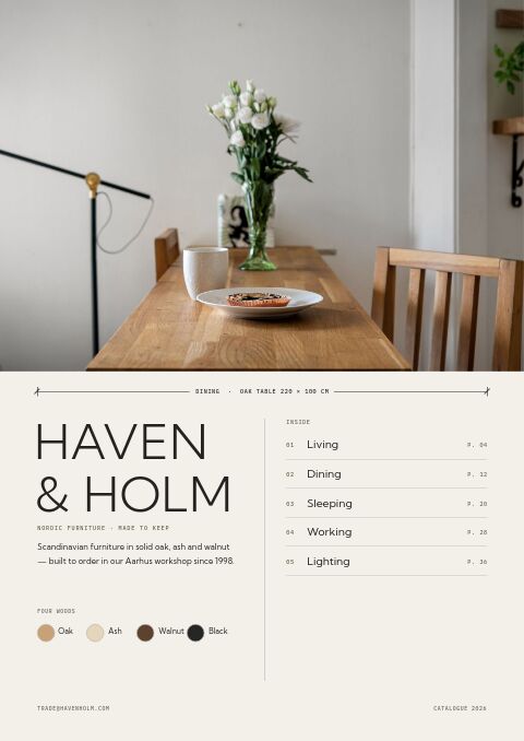 Furniture & Home — Cover · split page