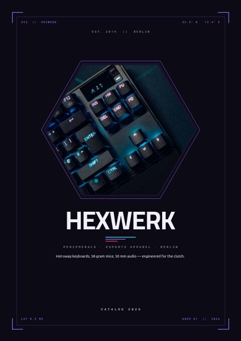 Gaming & Esports Gear — Cover · framed page