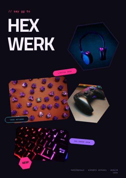 Gaming & Esports Gear — Cover · sticker page