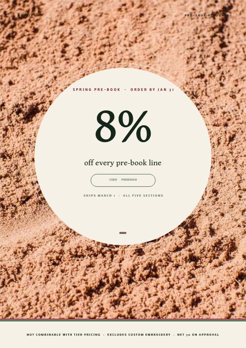 Golf & Club — Promo / Sale page