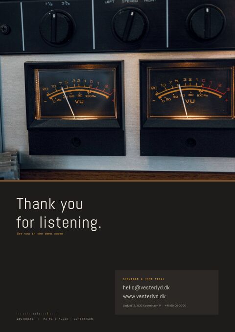 Hi-Fi & Audio — Back Cover page