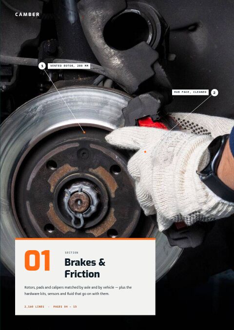 Automotive Parts Premium — Collection Divider page