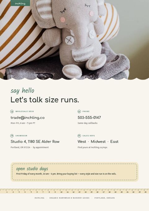 Baby & Kids Premium — Contact / Info page