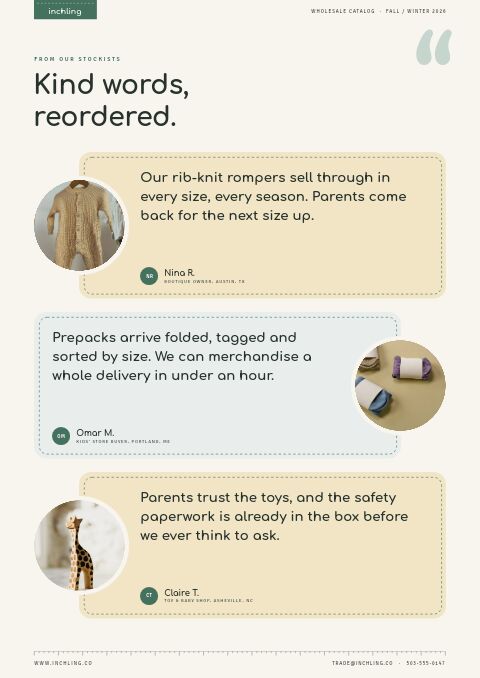 Baby & Kids Premium — Testimonials page