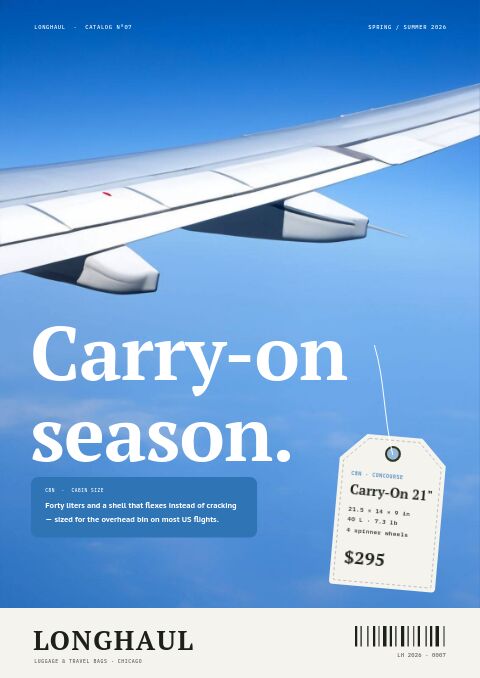 Bags & Luggage Premium — Cover · poster page