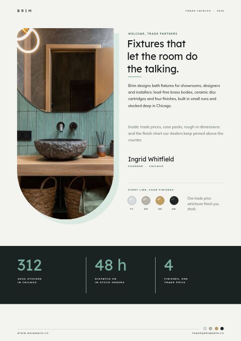 Bathroom Fixtures Premium — Welcome / About page
