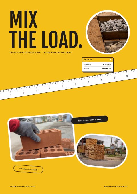 Building Materials Premium — Cover · sticker page