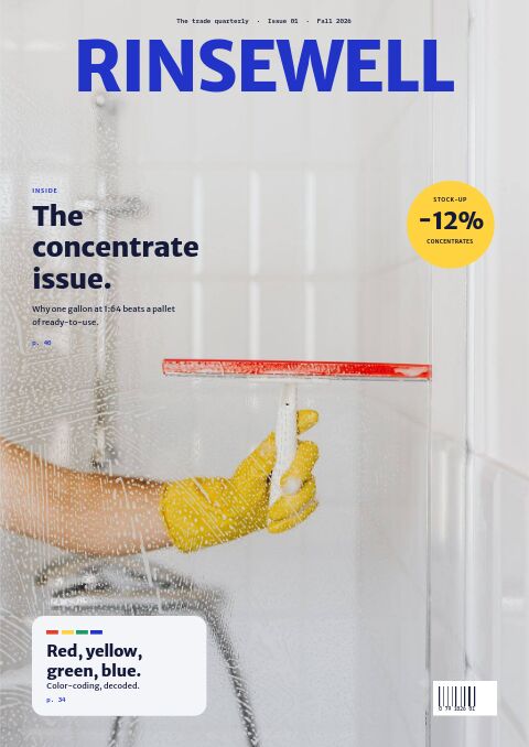Cleaning Supplies Premium — Cover · magazine page