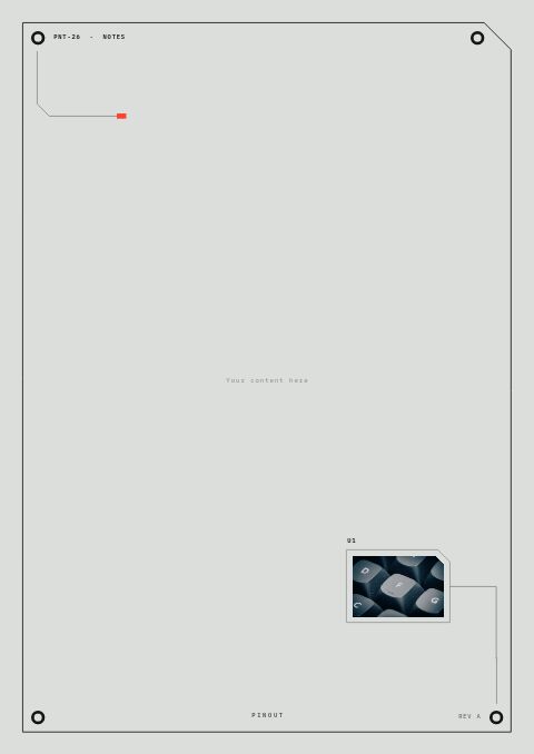 Electronics Premium — Framed Blank page