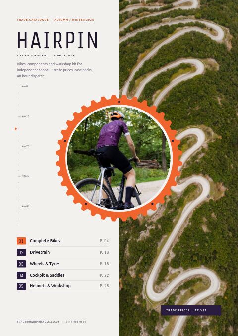 Cycling Premium catalog template cover