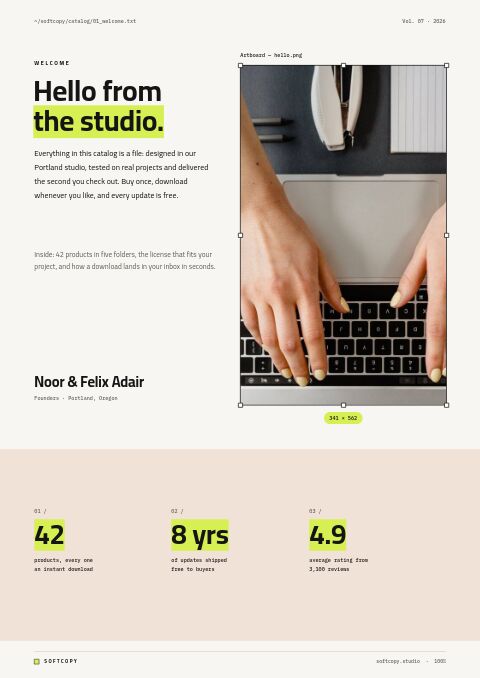 Digital Products Premium — Welcome / About page