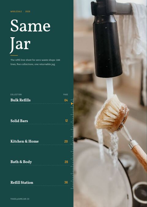 Eco-Friendly Products Premium — Cover · split page