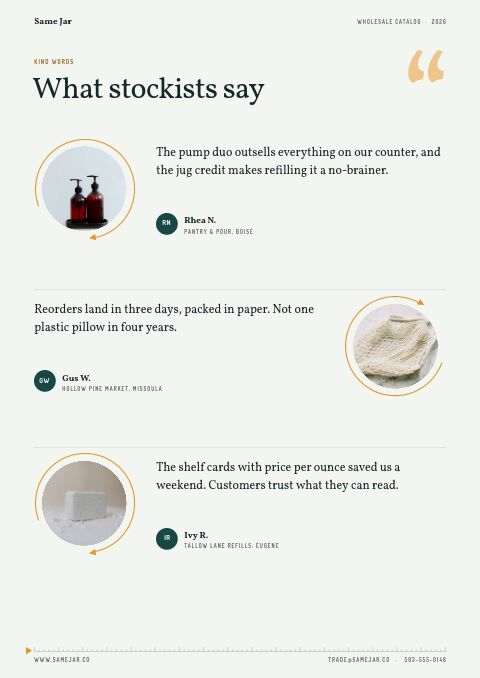 Eco-Friendly Products Premium — Testimonials page