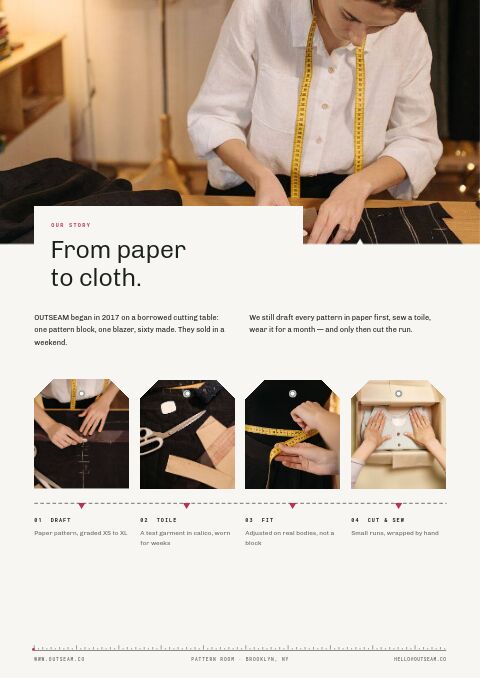 Fashion Premium — Brand Story page