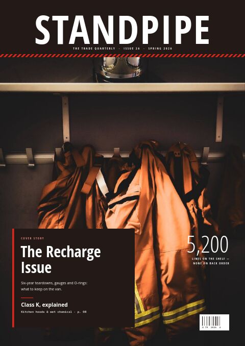 Fire Protection Premium — Cover · magazine page