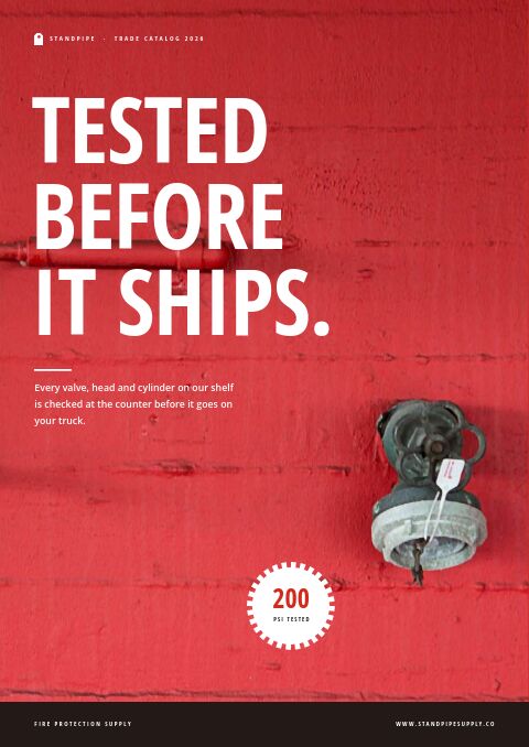 Fire Protection Premium — Cover · poster page