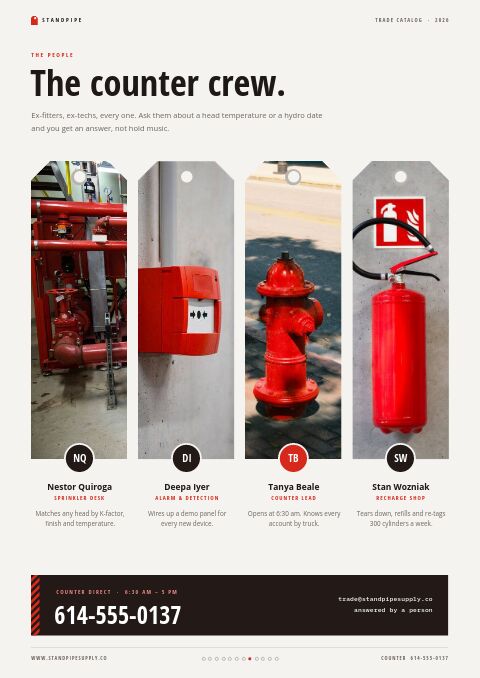 Fire Protection Premium — Meet the Team page