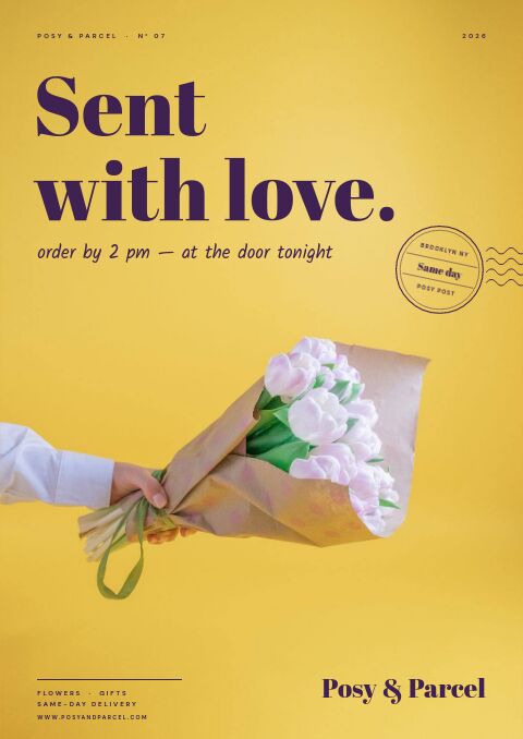Flowers & Gifts Premium — Cover · poster page