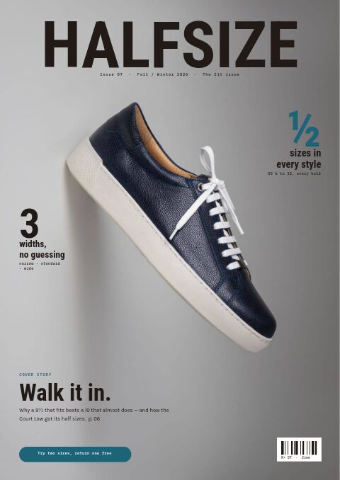 Footwear Premium — Cover · magazine page