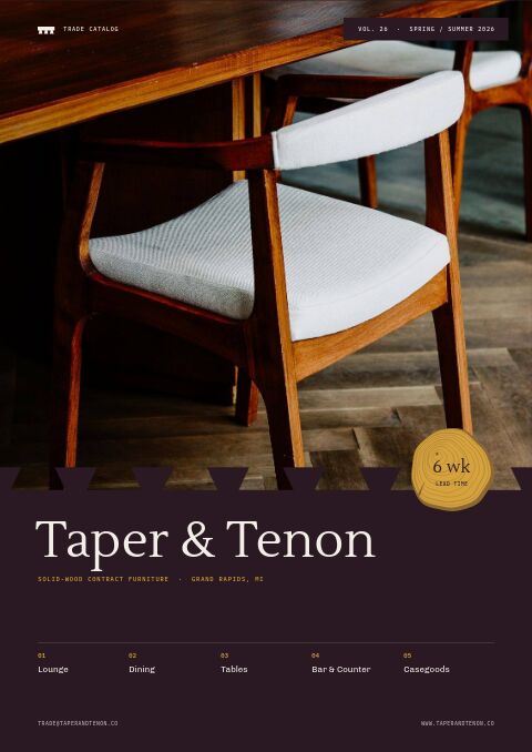 Furniture Premium catalog template cover