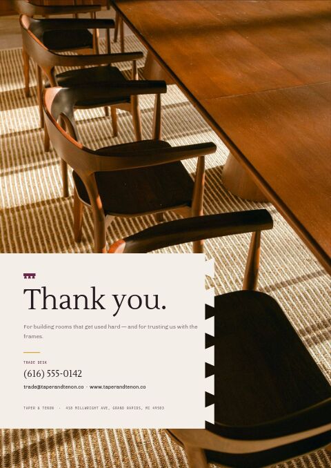 Furniture Premium — Back Cover page