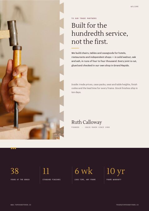 Furniture Premium — Welcome / About page